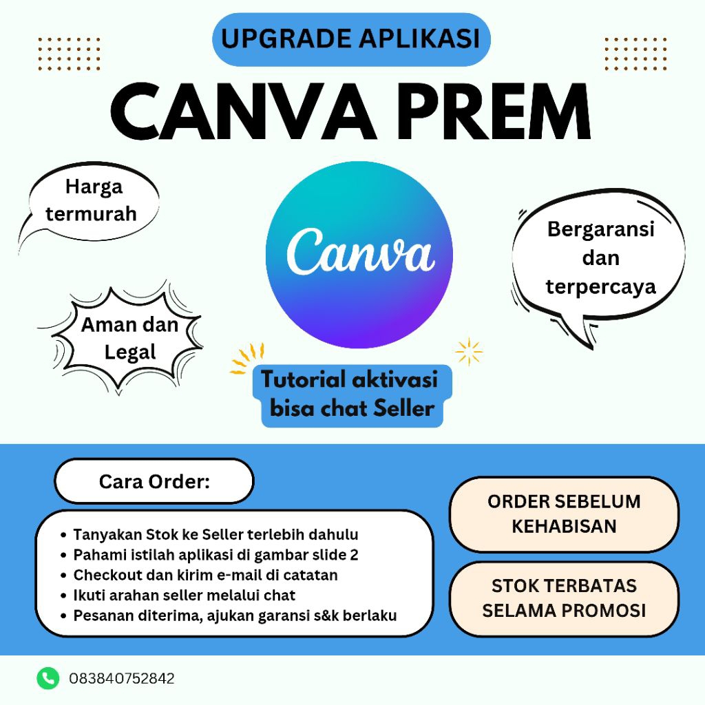 Ribuan Template Desain Canva Editor