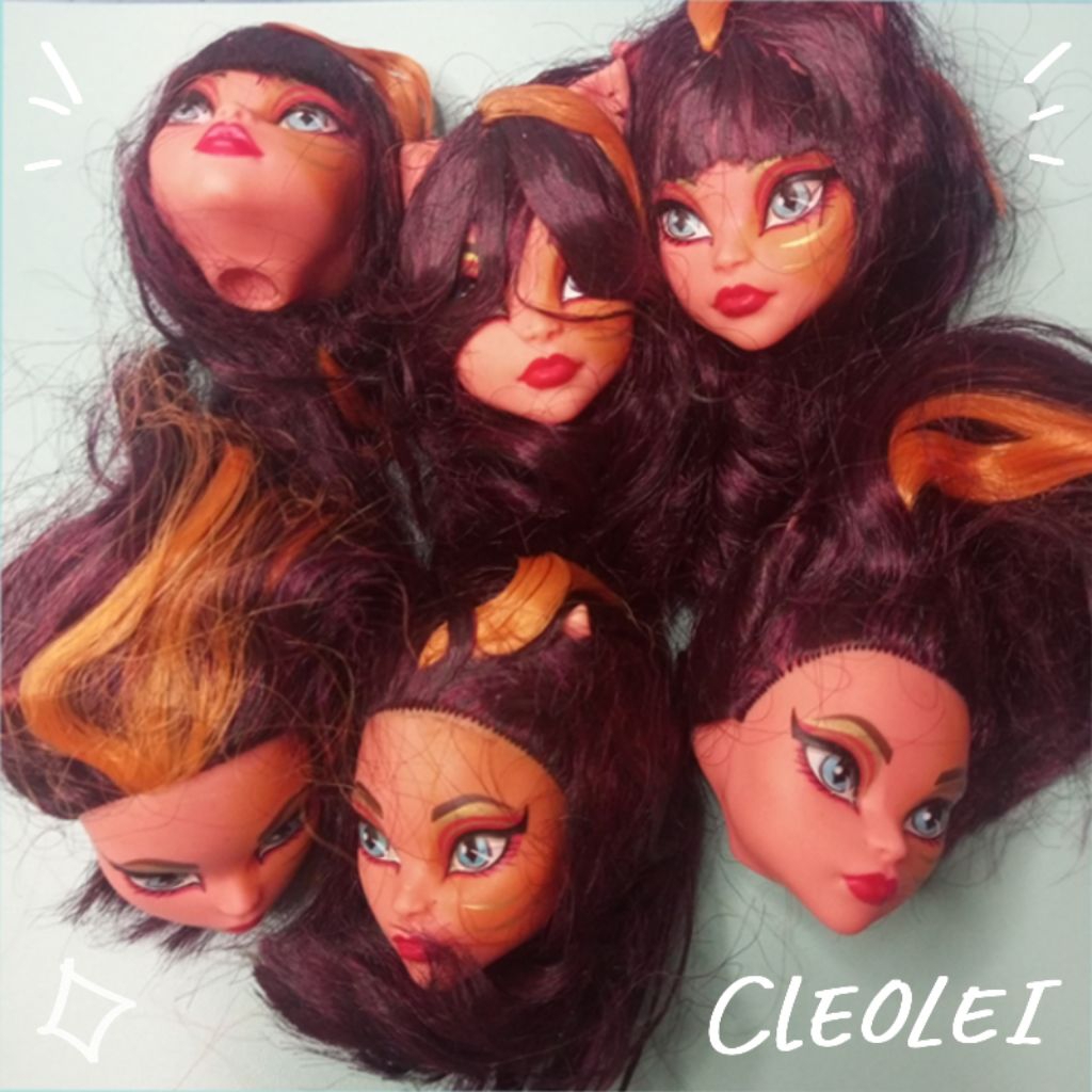 [READY] Monster High Kepala Cleolei Freaky Fusion Mattel 2013 (Limited Edition)
