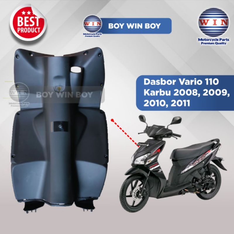 DASBOR DALAM HONDA VARIO 110 KARBU PANEL LACI LEGSHIELD DALAM BESAR HONDA VARIO 110 KARBURATOR OLD 2