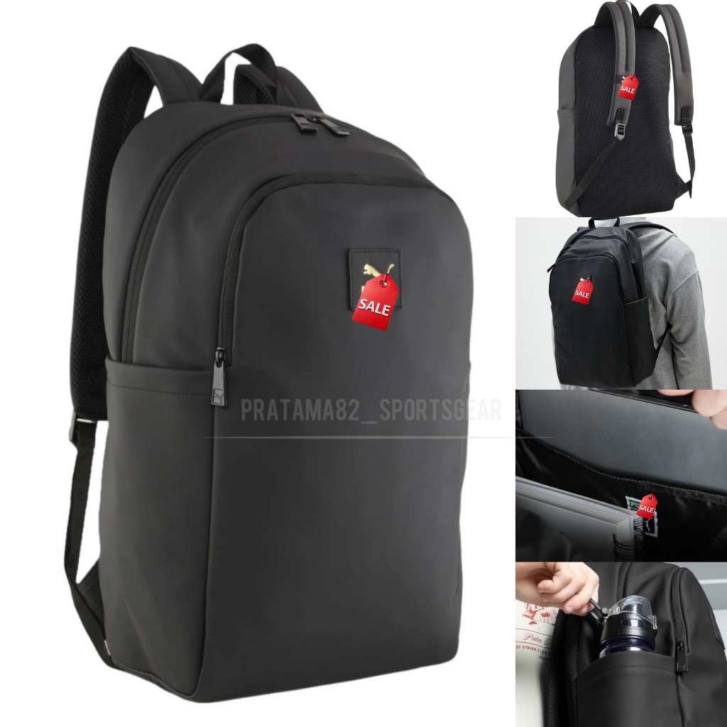 ORIGINAL ASLI P - U - M - 4 CLASSIC LV8 PU UNISEX BACKPACK LEATHER PU  WATERPROOF BACKPACK BAG TAS R