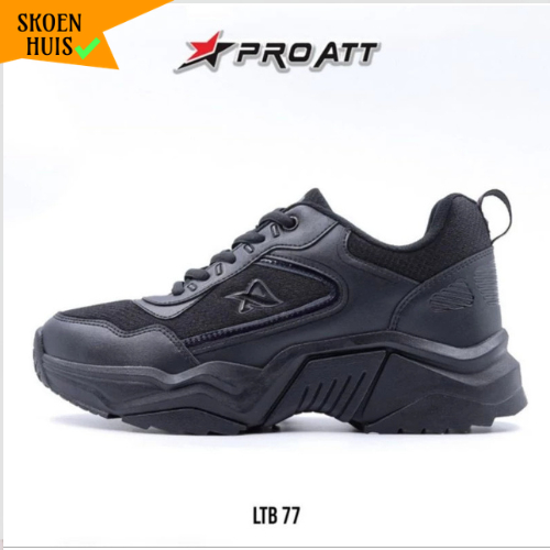 Sepatu Sekolah Pro Att LTB 77 Full Hitam
