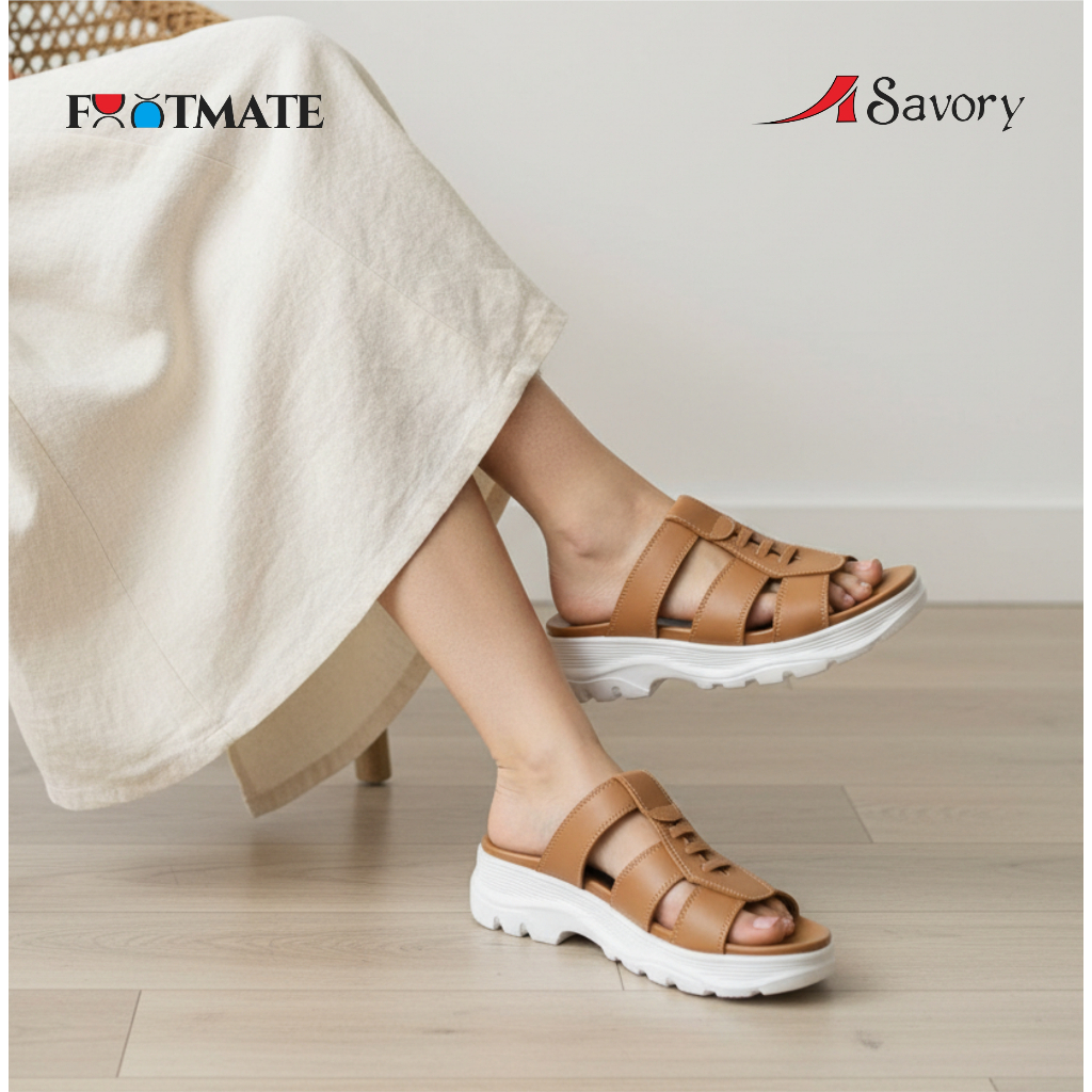 FOOTMATE - JD965 / JD966 - Sandal Wanita | Slip On | SAVORY