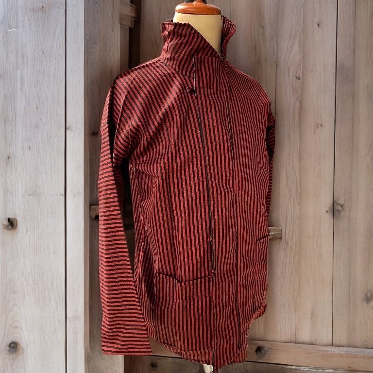 Baju Surjan Lurik Adat Jawa Pria/Baju Lurik Jogja/Baju Surjan Bahan Tenun/Surjan Lurik Pria Dewasa