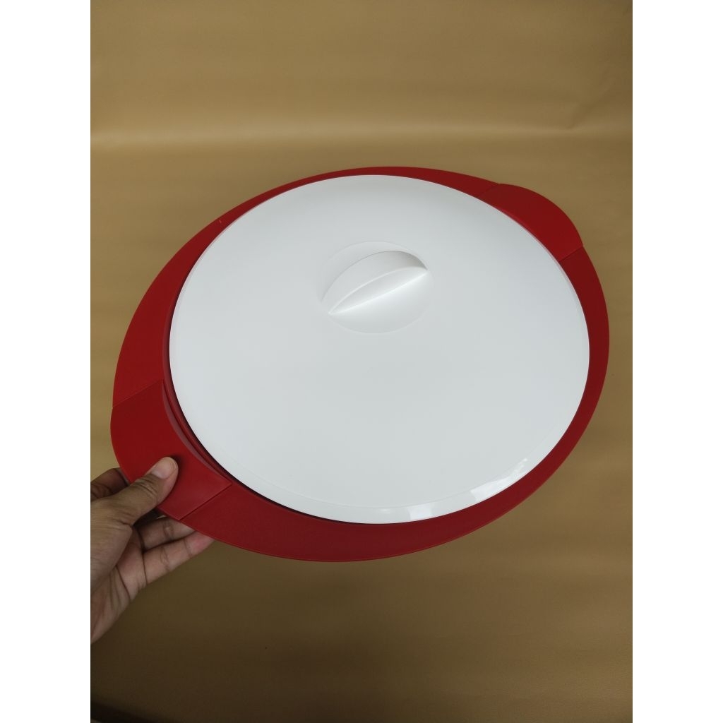 new baru blossom besar wadah prasmanan merah 2,8 liter dari tupperware