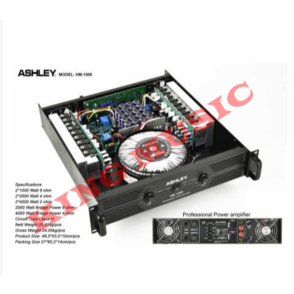 POWER ASHLEY HM1000 HM 1000 ORIGINAL