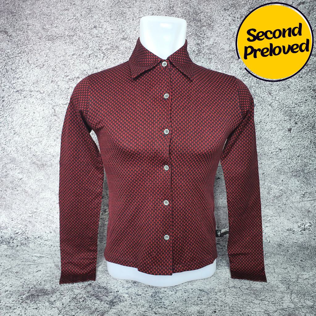 Baju Kemeja Anak CALVIN KLEIN JEANS CK - Size S / Lebar 42 cm - Original - Second