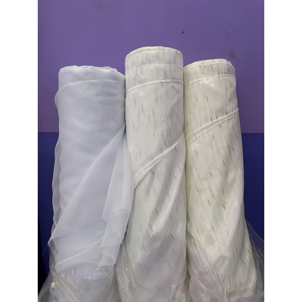 Bahan Vitrase Gorden | Vitrase Daleman Gorden | Vitrase Meteran | Vitrase Voil Putih | Vitrase Serat