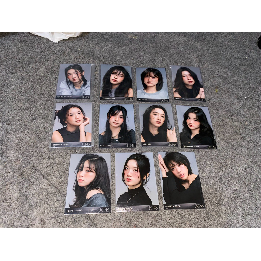 Photopack Photocard JKT48 Kalender Freckless 2026 OFC Intan Lily Greesel Olla Trisha