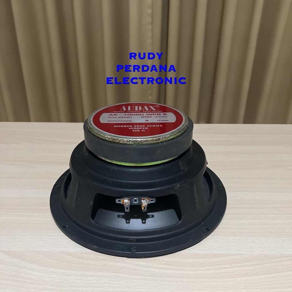 SPEAKER SUBWOOFER WOOFER 10 INCH 200W 8 OHM AUDAX AX-10050 WPB8 MK II