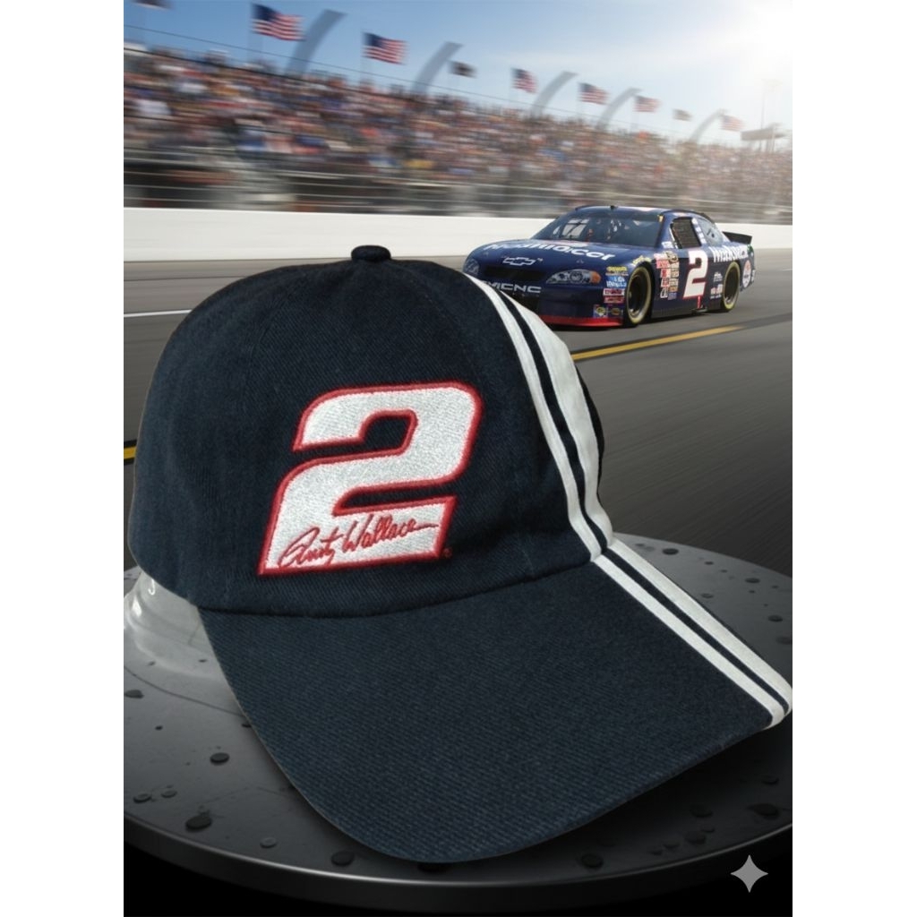 Topi NASCAR Rusty Wallace Original Chase Racewear - Rare