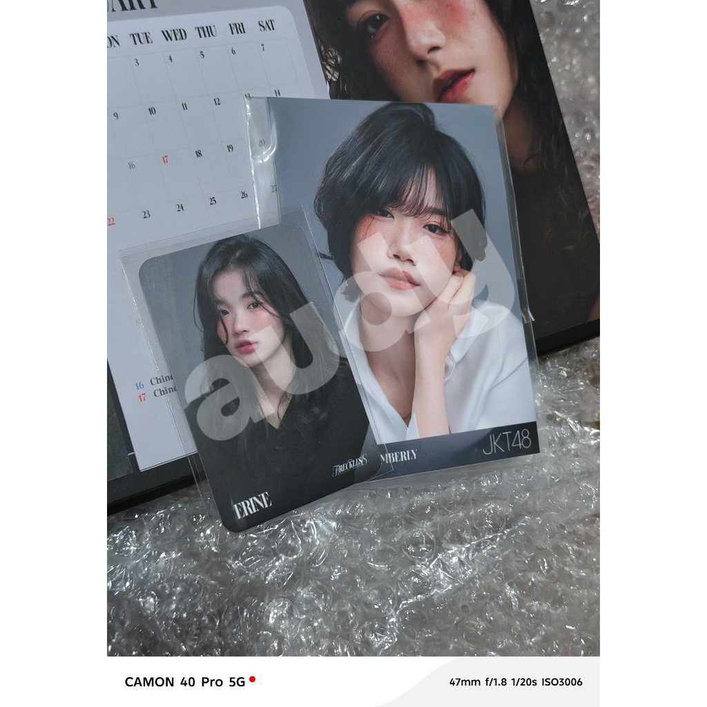 Photocard Erine JKT48 Kalender Freckles
