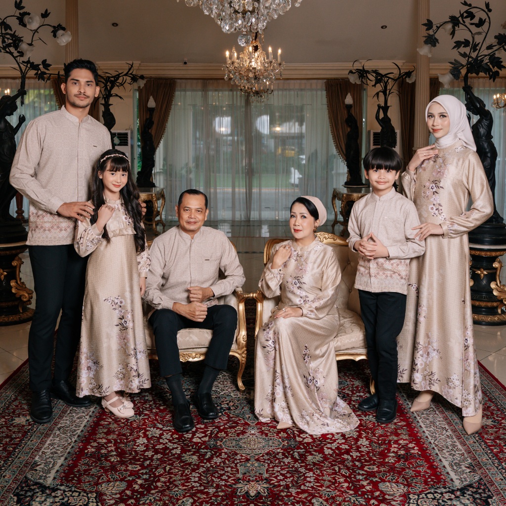 Adyatma- ALYSSA SERIES GOLD Sarimbit Lebaran 2026 Family Set Raya Series Modern Premium