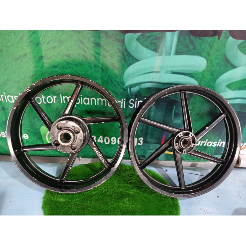 velg racing TYRA pnp megapro lama/megapro primus lubang cakram 5, belakang masih tromol