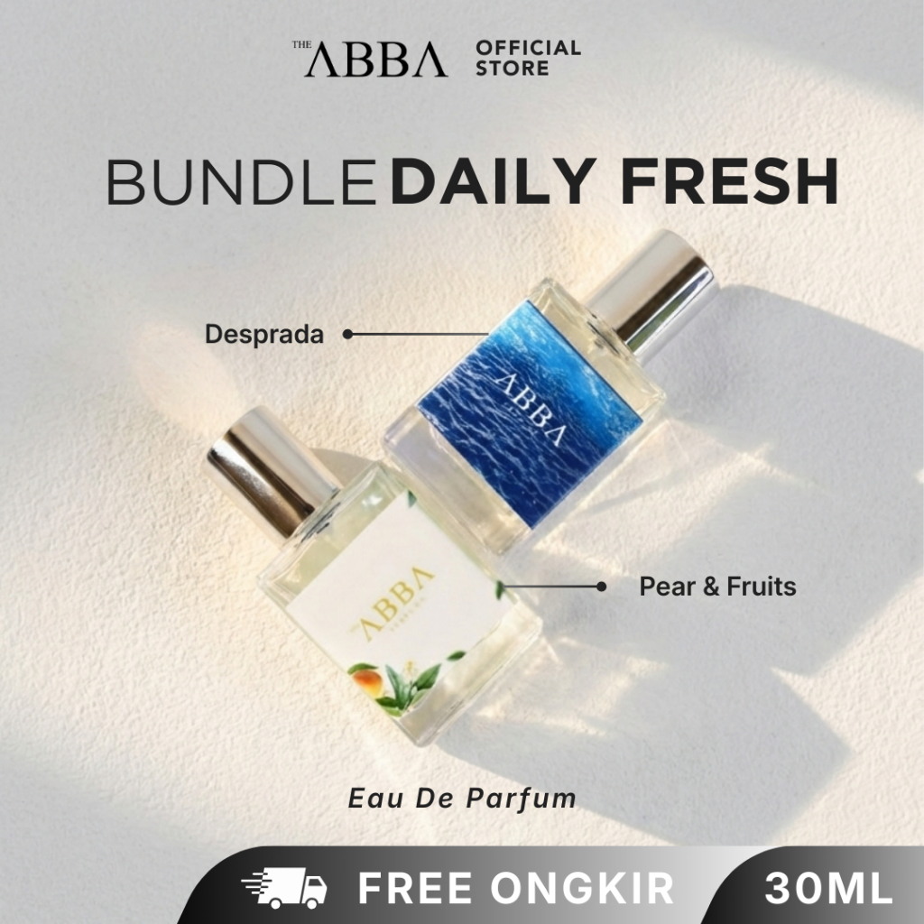 Bundle Parfum Couple Fresh Desprada x Pear & Fruits ABBA 30ml BPOM