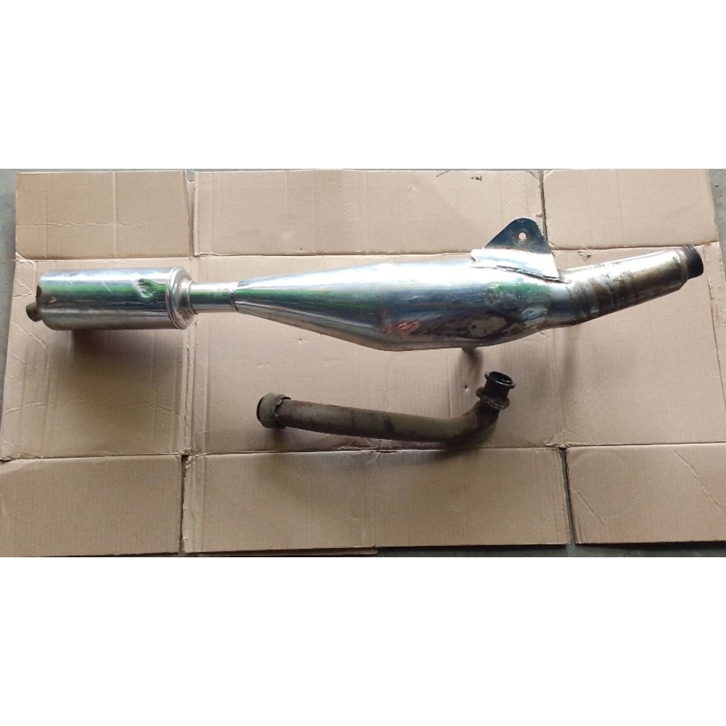 KNALPOT F1ZR ORIGINAL SUARA STANDAR BELUM BOBOK
