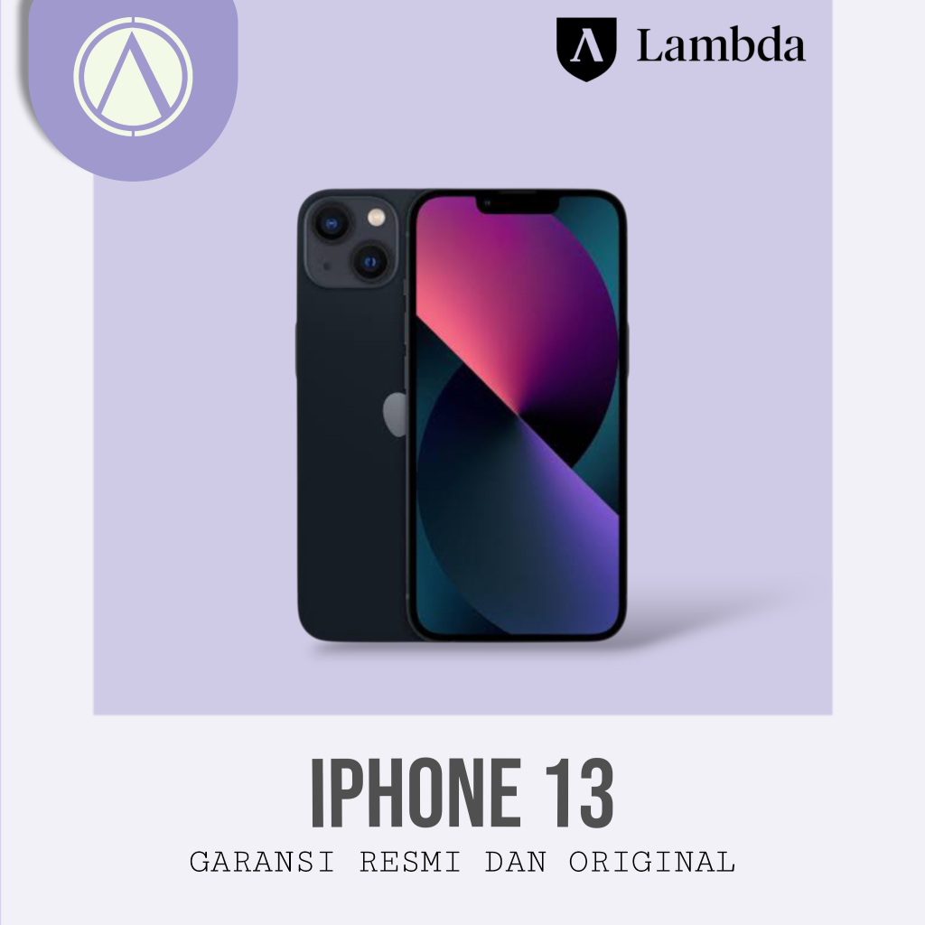 [PROMO TERMURAH] New Iphone 13 128GB Garansi Resmi iBox, Digimap dan GDN