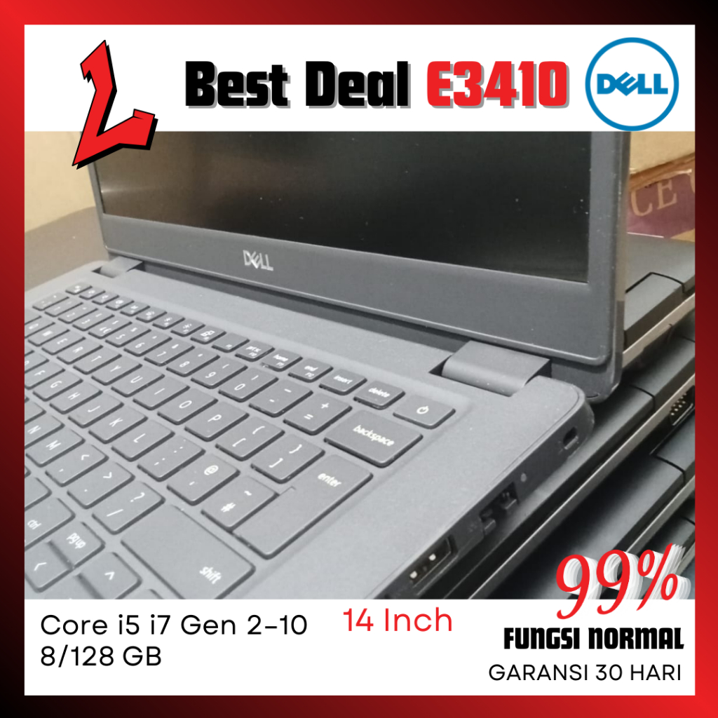 Laptop Dell Latitude Second / Seken | 3410 3470 3480 3580 5270 5285 5290 5470 5480 5490 5570 | Core 