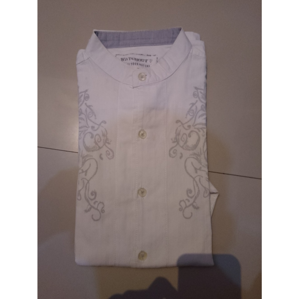 Kemeja Koko Panjang WATCHOUT Putih
