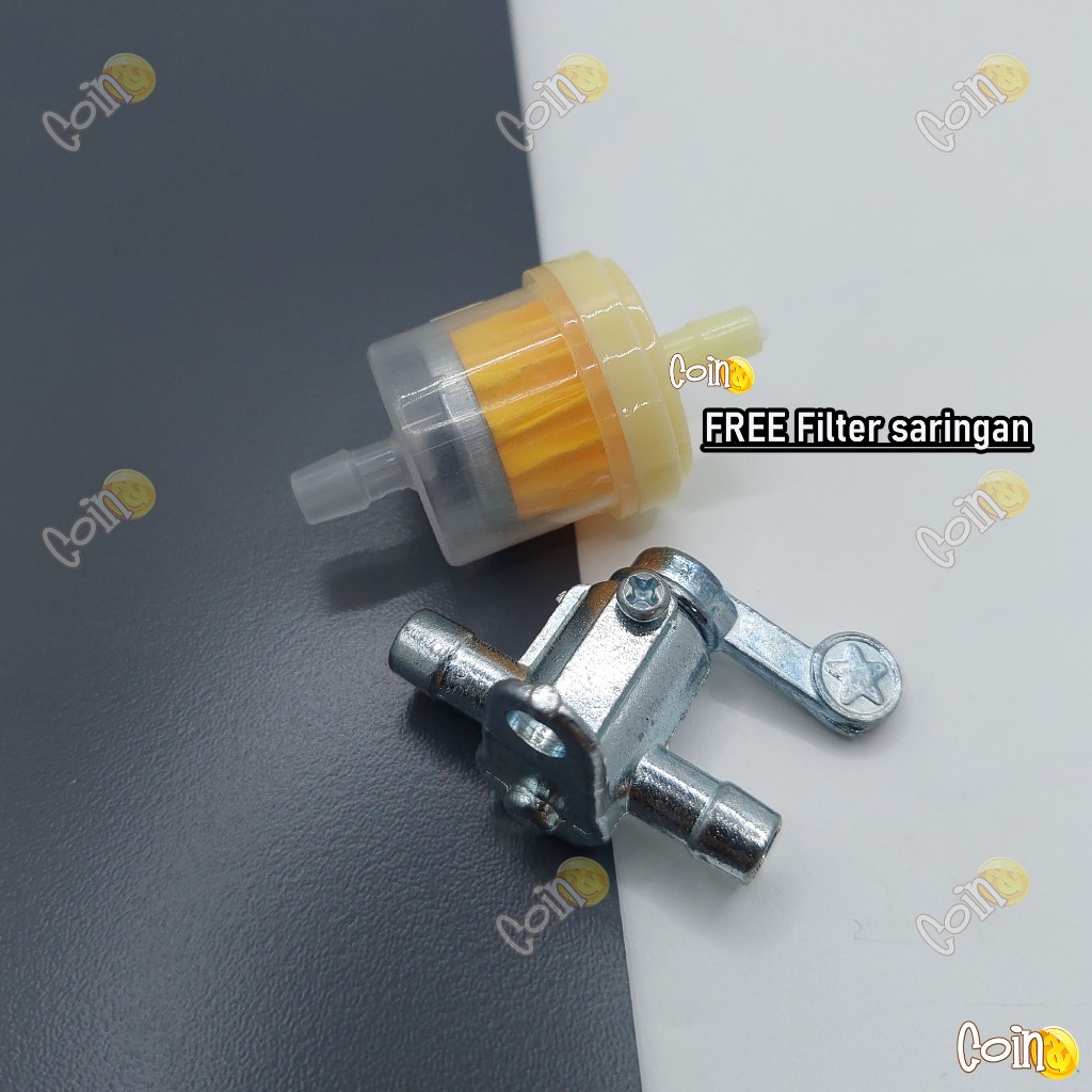 Kran Bensin Universal Motor + BONUS Filter Bensin