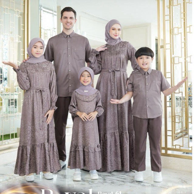 ETHICA ROYAL 61 RICH BERRY Sarimbit Keluarga 2025 Gamis Kagumi 345 Kagumi Kids 187 Koko Kahfi 373