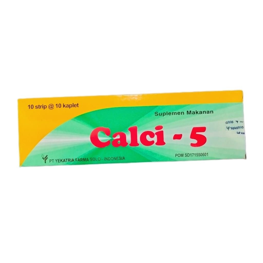 CALCI-5 Yekatria Farma isi 10 strip @ 10 kaplet