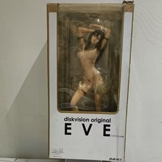 DAIKI Kougyou Diskvision Eve 1:5.5 scale Figure Full Cast Off 18+ Original Preloved ex Display NSFW 