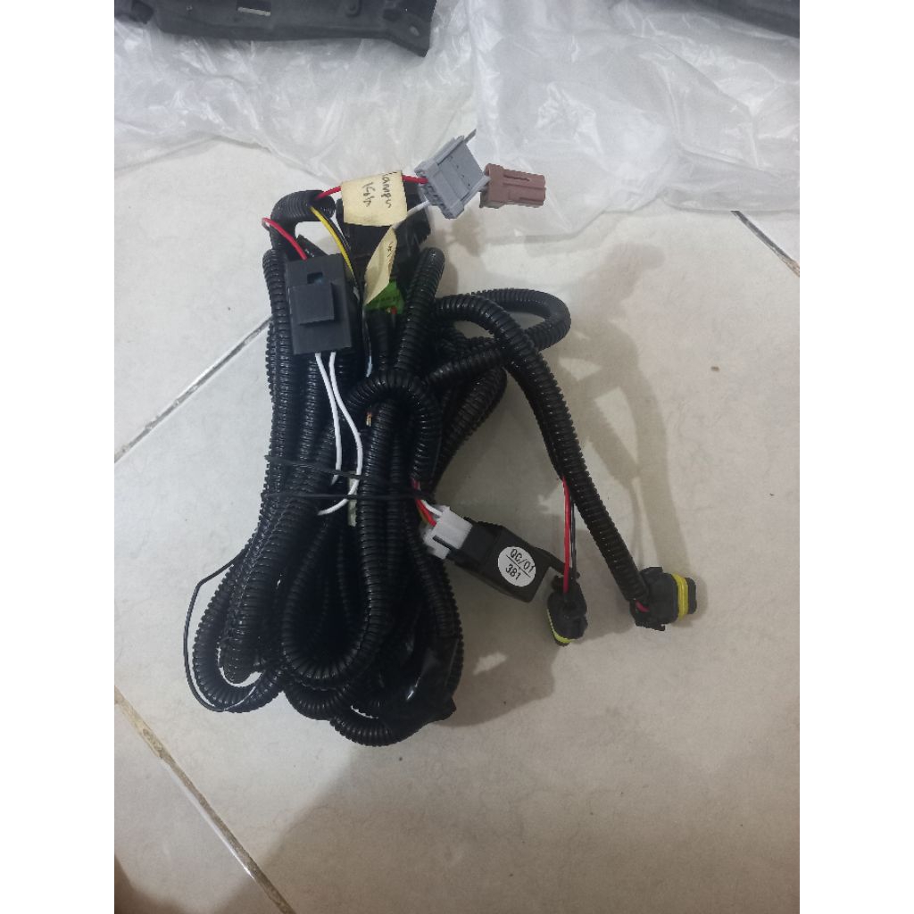 Kabel set Foglamp Lampu Kabut Universal H11 Bonus rumah Foglamp Honda Brio Old (CBU dan Satya)