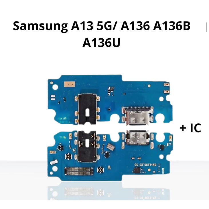 Flexible konektor charger Samsung A13 4G / A135 / A135F Original + IC Papan Cas Charger Board Charge
