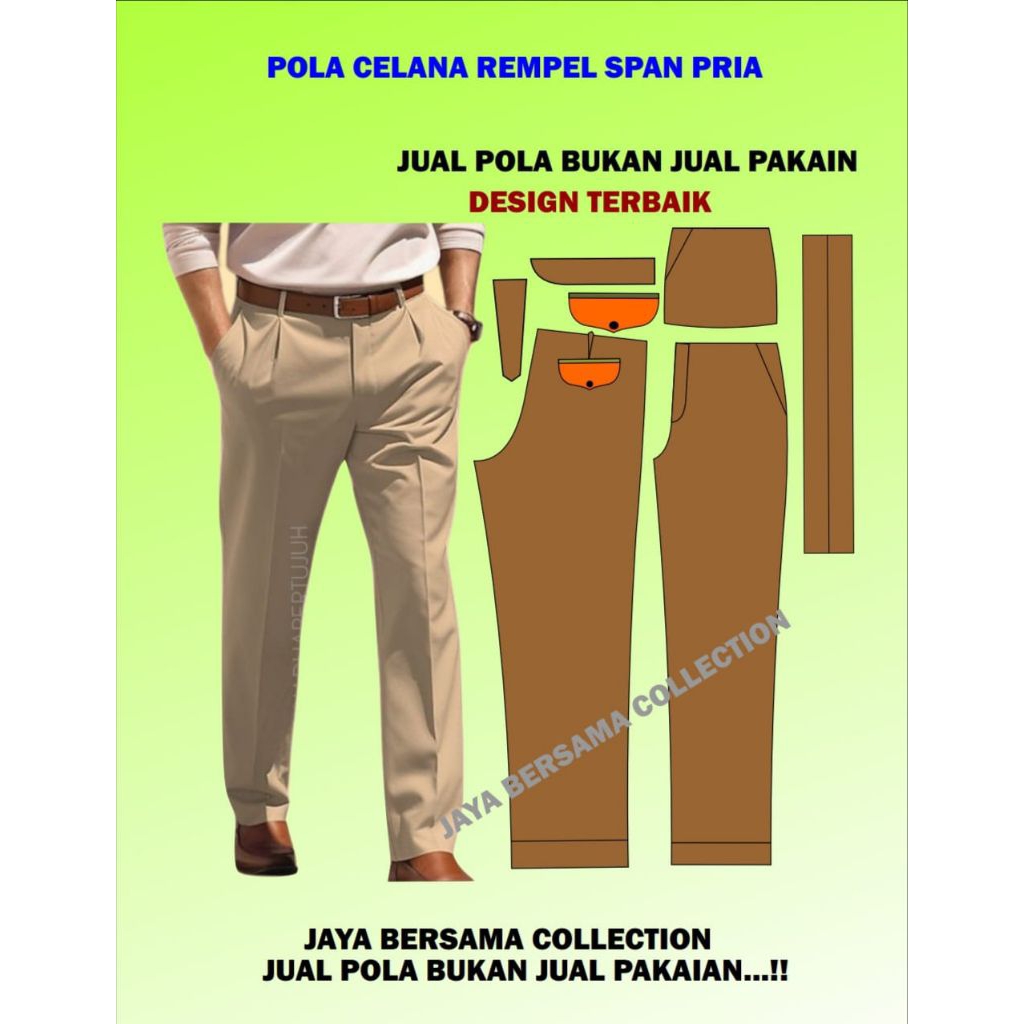 POLA CELANA REMPEL SPAN PRIA