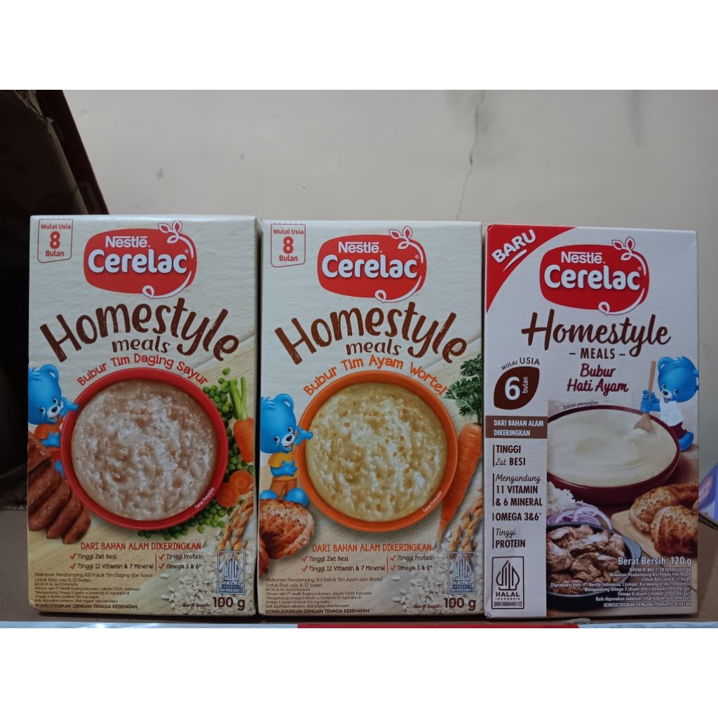Cerelac Homestyle meals bubur tim 100gr