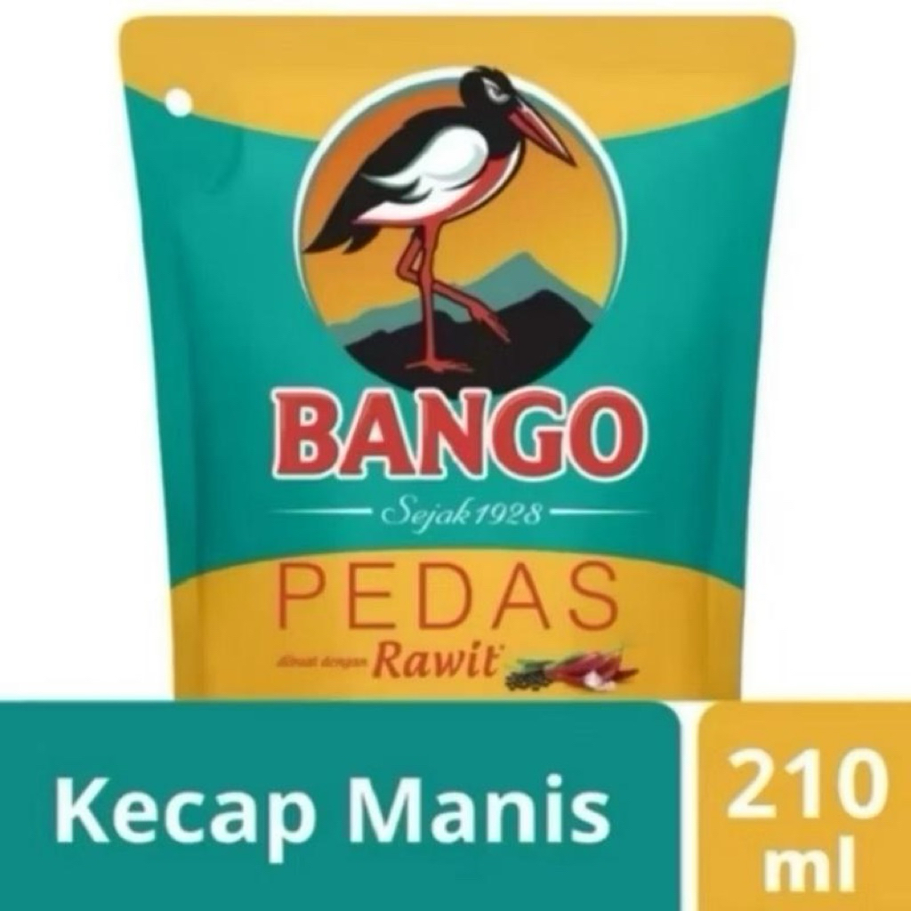 Bango Kecap Manis Pedas Rawit 210 ml, 265ml