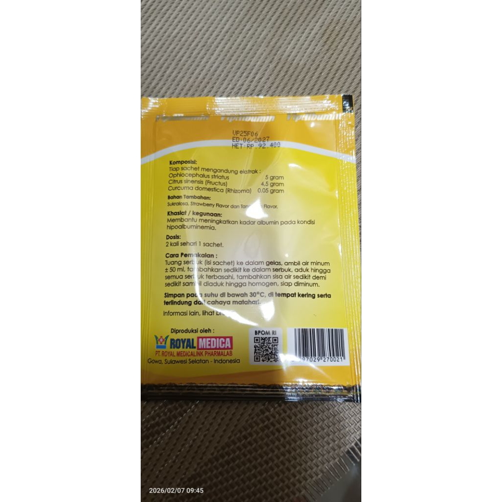 VIP Albumin Plus Box