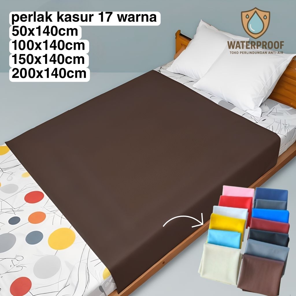 Perlak Meteran Waterproof Anti Air/ Perlak Bayi/ Alas Kasur/ Alas Meja / Alas Bayi/Perlak lansia