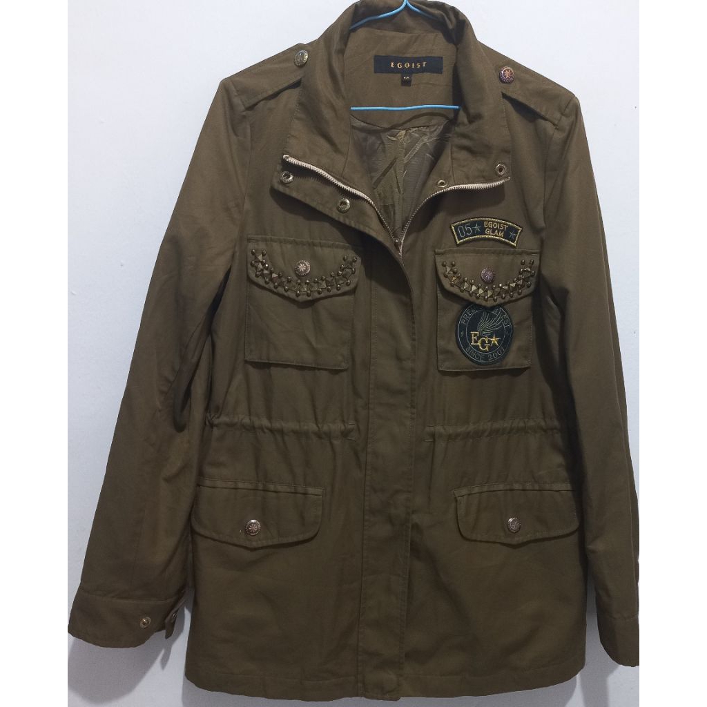 SemiParka Hijau Army Egoist Model M65