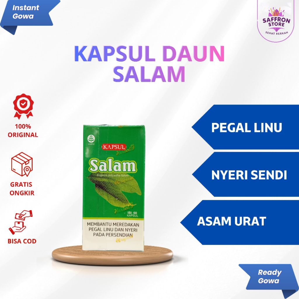 Kapsul Daun Salam 60Kapsul Tazakka