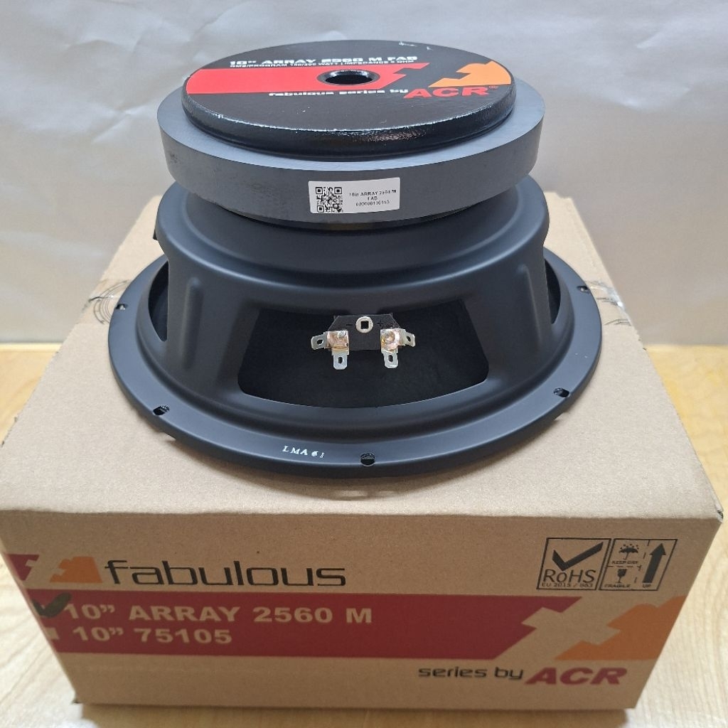 Speaker ACR Fabulous 10 Inch 2560M - Suara Mid Bersih, Ideal untuk Vocal dan Array