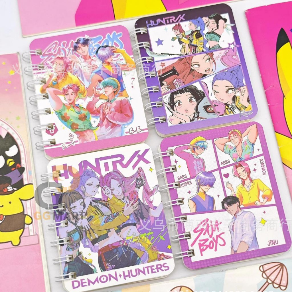 BUKU BINDER SPIRAL A7 KPOP DEMON HUNTERS BK-2220 BINDER NOTEBOOK SEKOLAH ANAK LUCU SOUVENIR