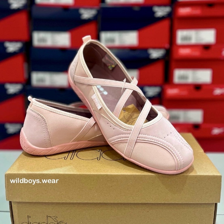 Sepatu Wanita Ballet Diadora Purlie Women Sneakers Shoes Original