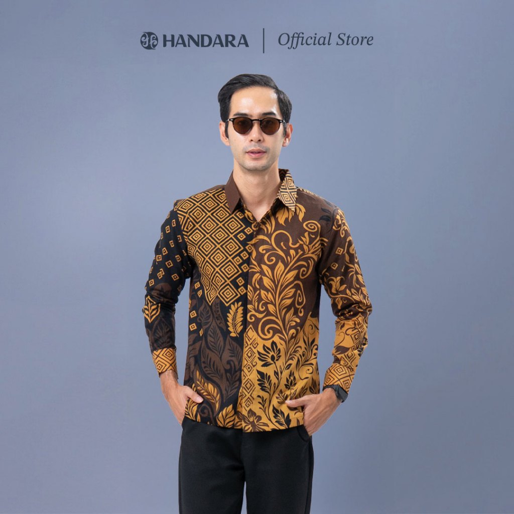 Batik Handara - Sriwijaya Kemeja Pria Furing Erro