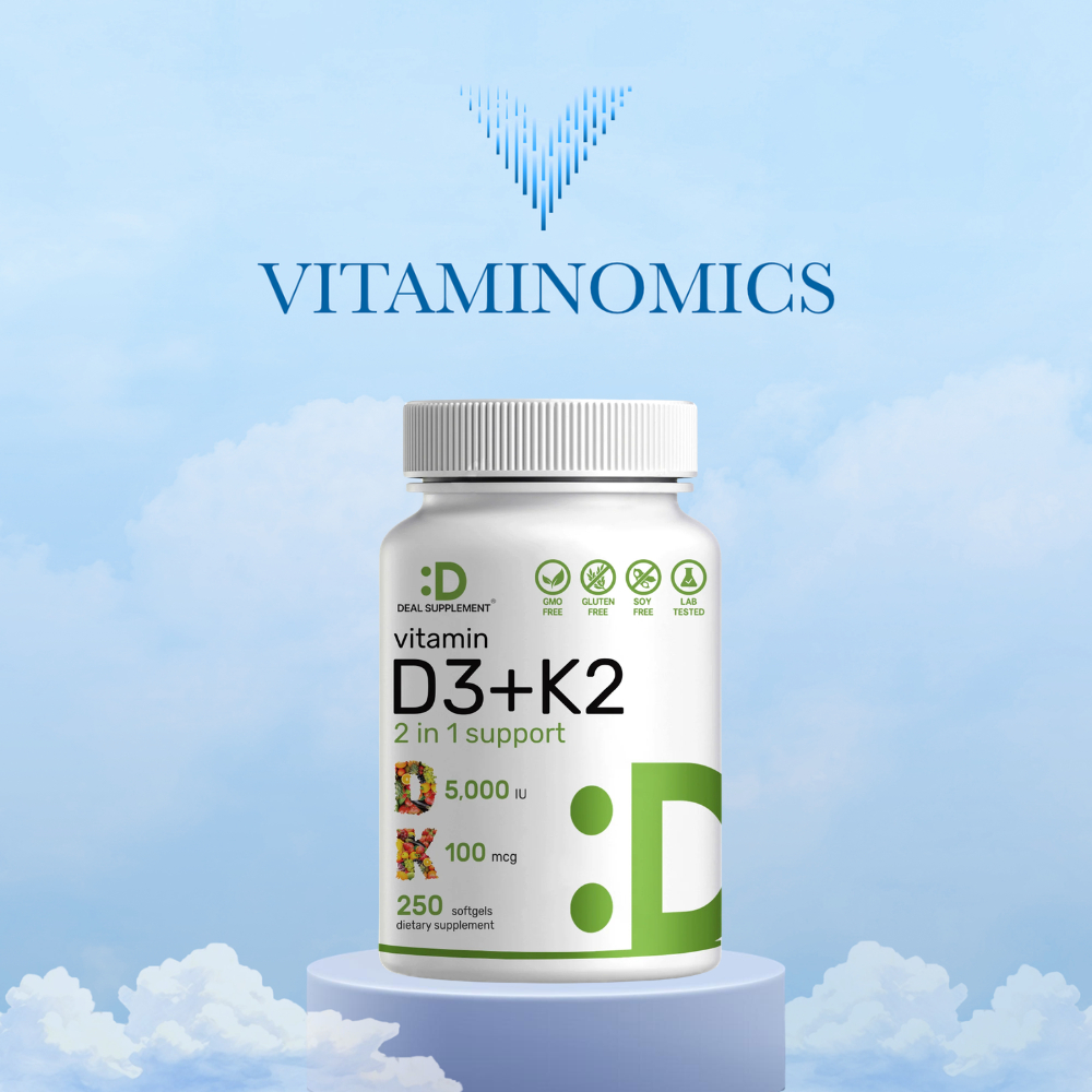 Eagleshine D3 K2 5000 IU Softgels 250 Count Supplement