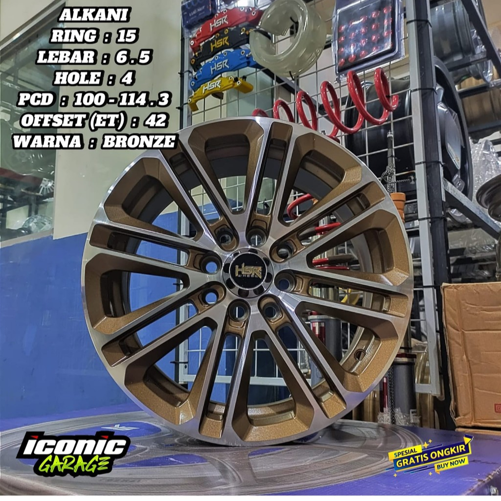 PELEK HSR ALKANI R15 BRIO CALYA, AGYA, VIOS, CALYA