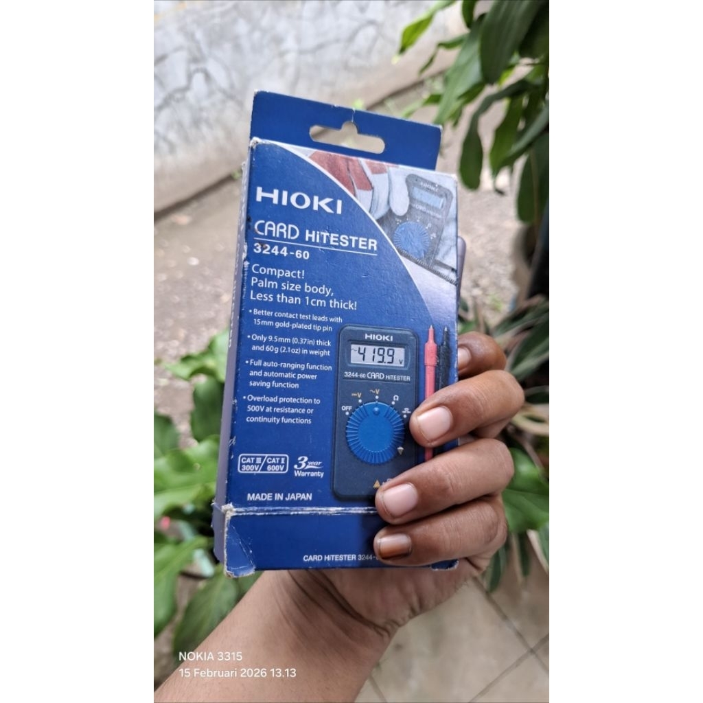 MULTI TESTER second/bekas like new HIOKI CARD HITESTER 3244-60 ORIGINAL