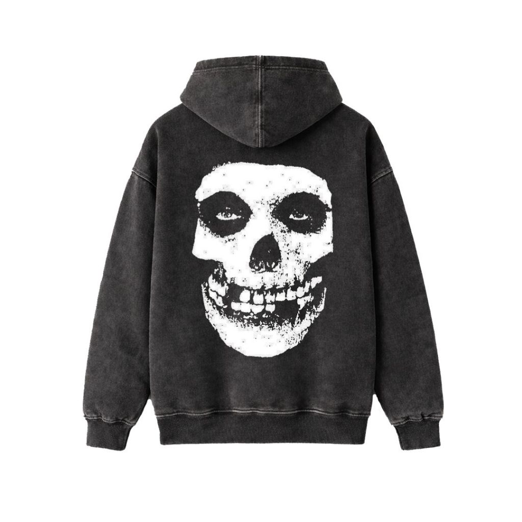 Psycho Crucify "Misfits" Stone Wash Hoodie | Washing | Jaket | Hoodie Band | Hoodie Misfits