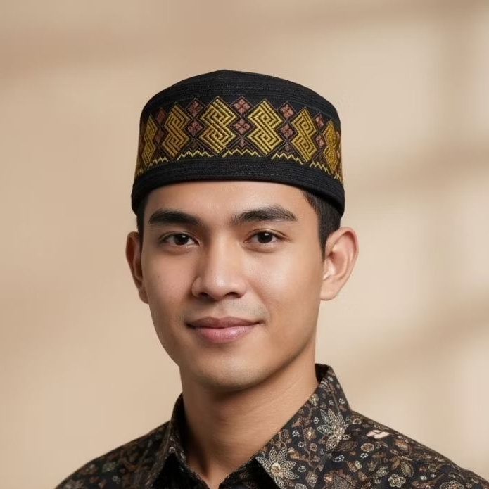 Peci Songkok Kopiah Malaysia Motif Sudamala