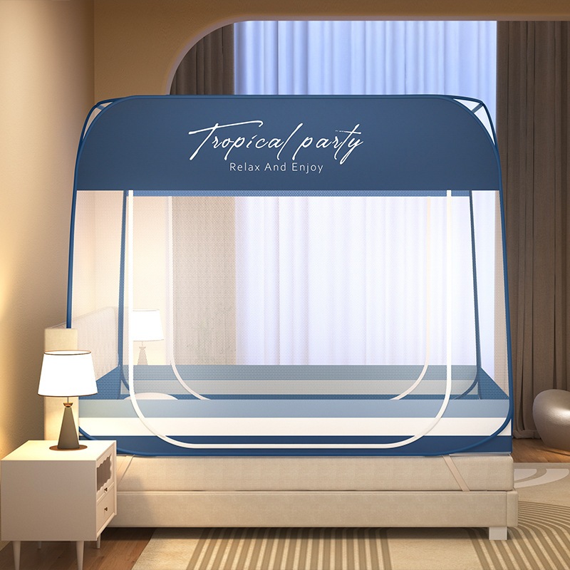 Kelambu Tidur Dewasa Model Tenda Anti Nyamuk, Mudah Dibuka & Dilipat, Ukuran 120/150/180cm