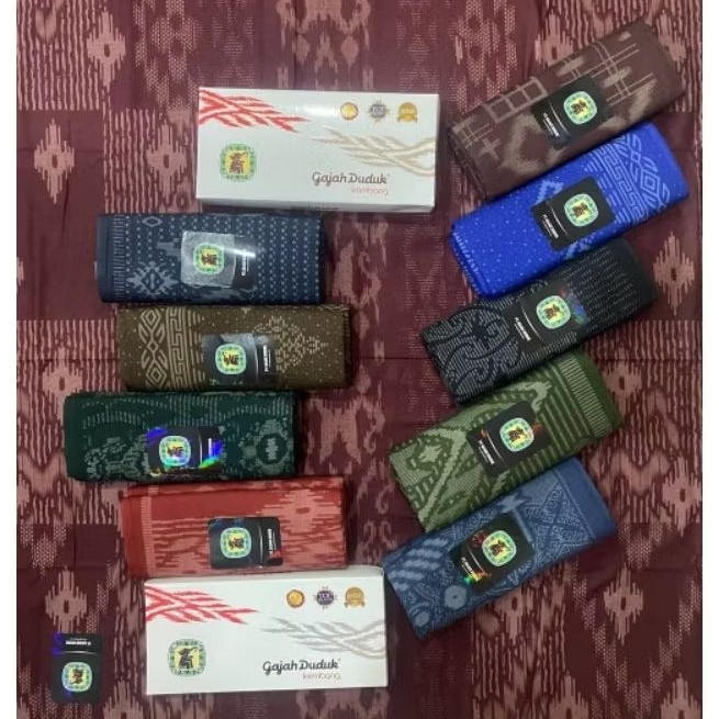 SARUNG GAJAH DUDUK ASIA NUSANTARA KEMBANG || SARUNG GAJAH DUDUK ASIA NUSANTARA POLOS WARNA