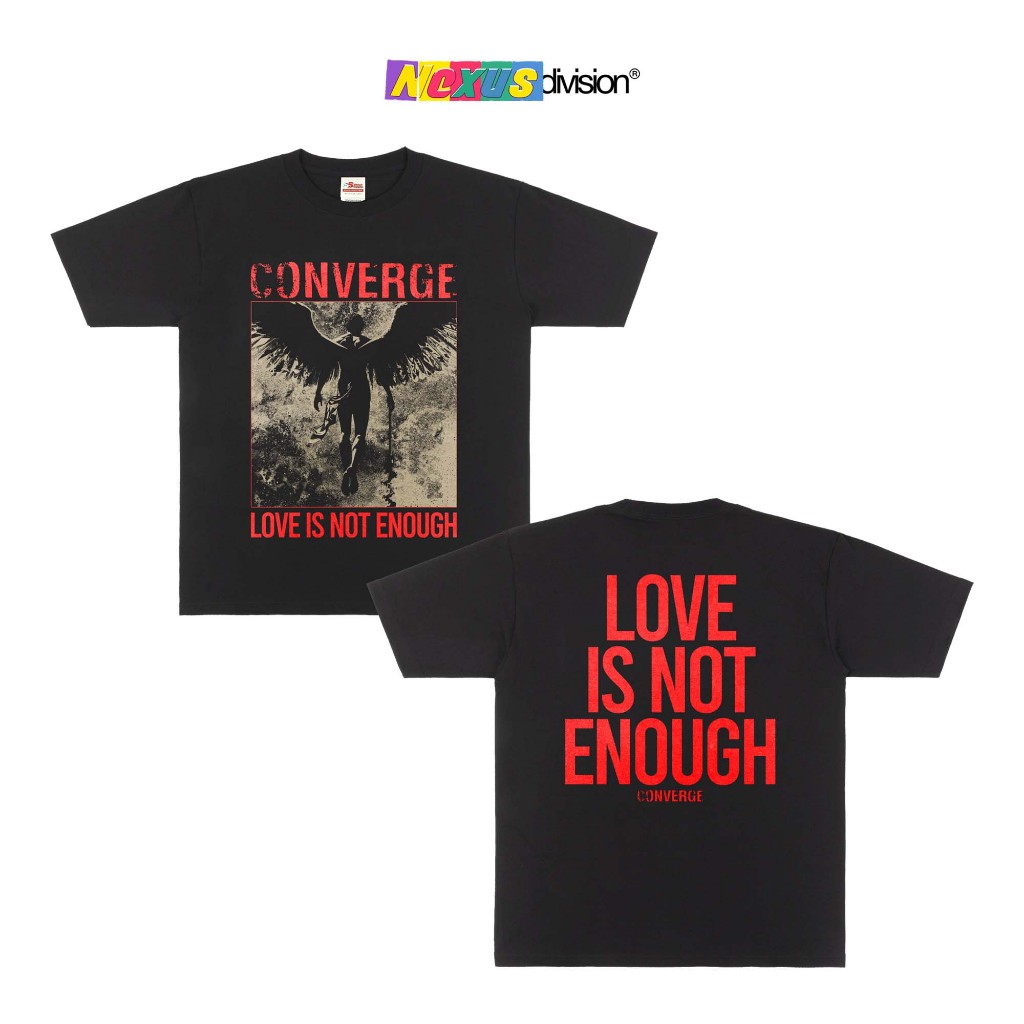 Converge - Converge Love Is Not Enough Tshirt Black - Kaos Band Heavy weight 16s