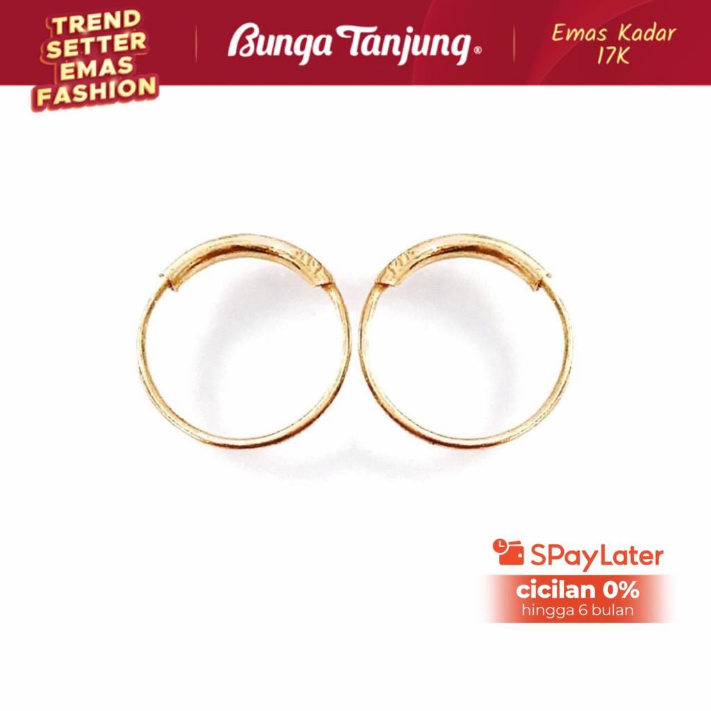 ANTING KOLONGAN BAYI / BABY - EMAS KADAR 17K - BUNGA TANJUNG