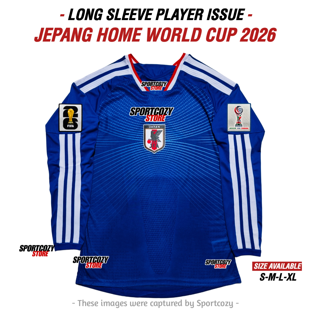 LONG SLEEVE PLAYER ISSUE | JERSEY JEP HOME WCUP 2026