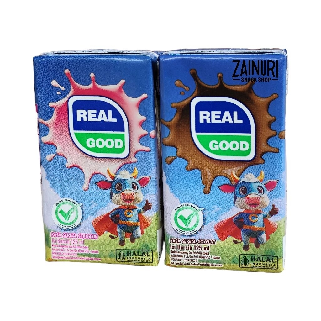 Susu Real Good 125ml - Susu Bantal Nutrisi Sereal Aneka Rasa Murah
